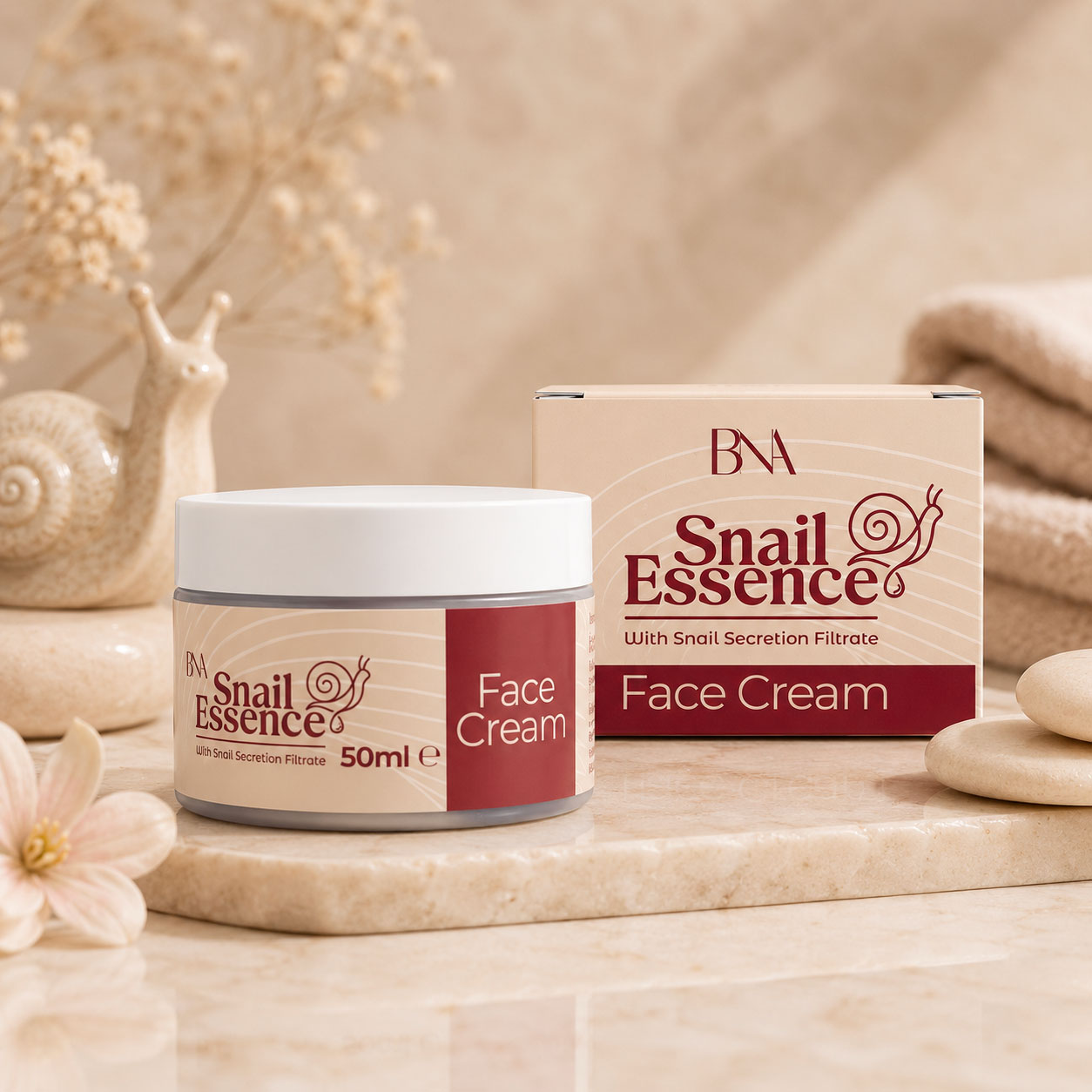 Snail essence face cream - 50 ml